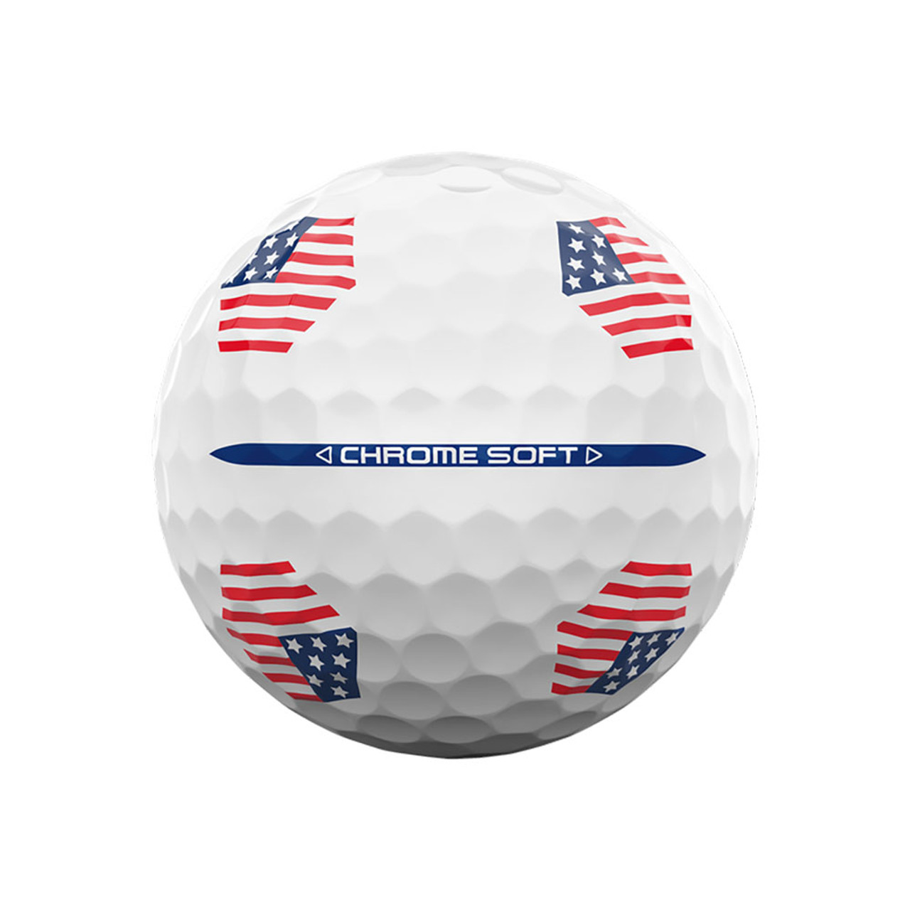 Callaway Chrome Soft TruTrack USA White Golf Balls - Maple